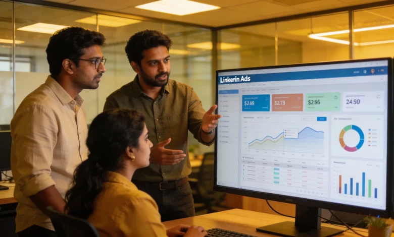 LinkedIn Ads using AI-powered job and B2B targeting to improve engagement