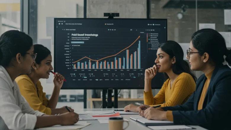 Paid social media advertising growth trends in India