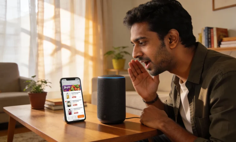 Voice search shopping using smart assistants for online purchases