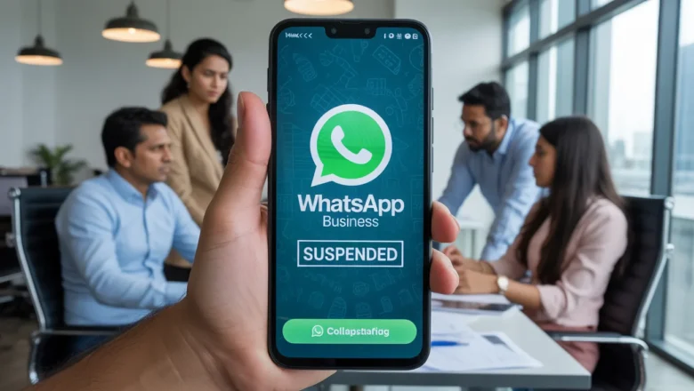 "WhatsApp Business account suspended for aggressive messaging"