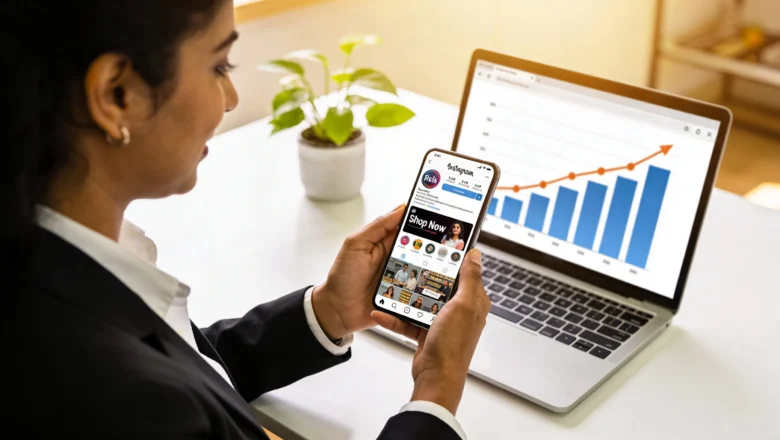 Indian creator hosting live shopping session