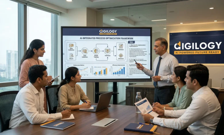 Indian professionals discussing educational content that builds trust before advertising.