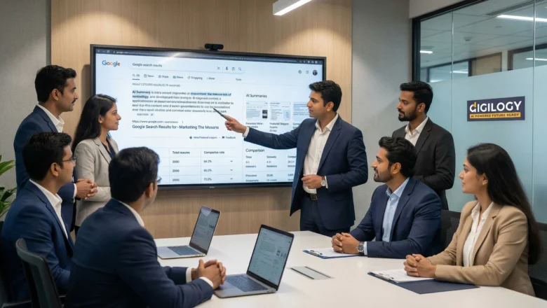 Indian professionals trusting Google search answers over brand websites during purchase research.