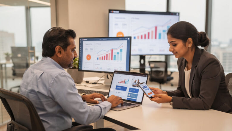 Indian marketers analyzing mobile-first snackable content performance metrics.