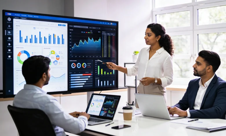 Indian marketing team analyzing cross-channel attribution data