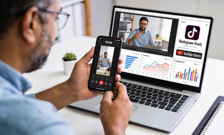 Indian marketers analyzing mobile-first short-form video performance metrics.