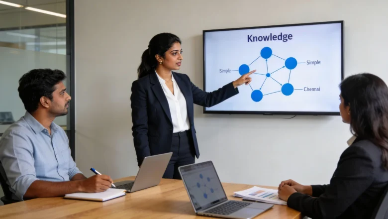 Indian team implementing schema markup to strengthen entity SEO signals