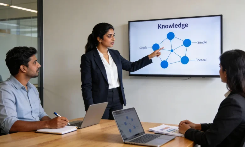 Indian team implementing schema markup to strengthen entity SEO signals