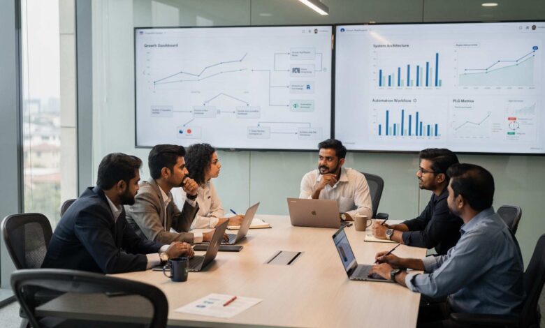 System-led growth architecture in modern marketing teams