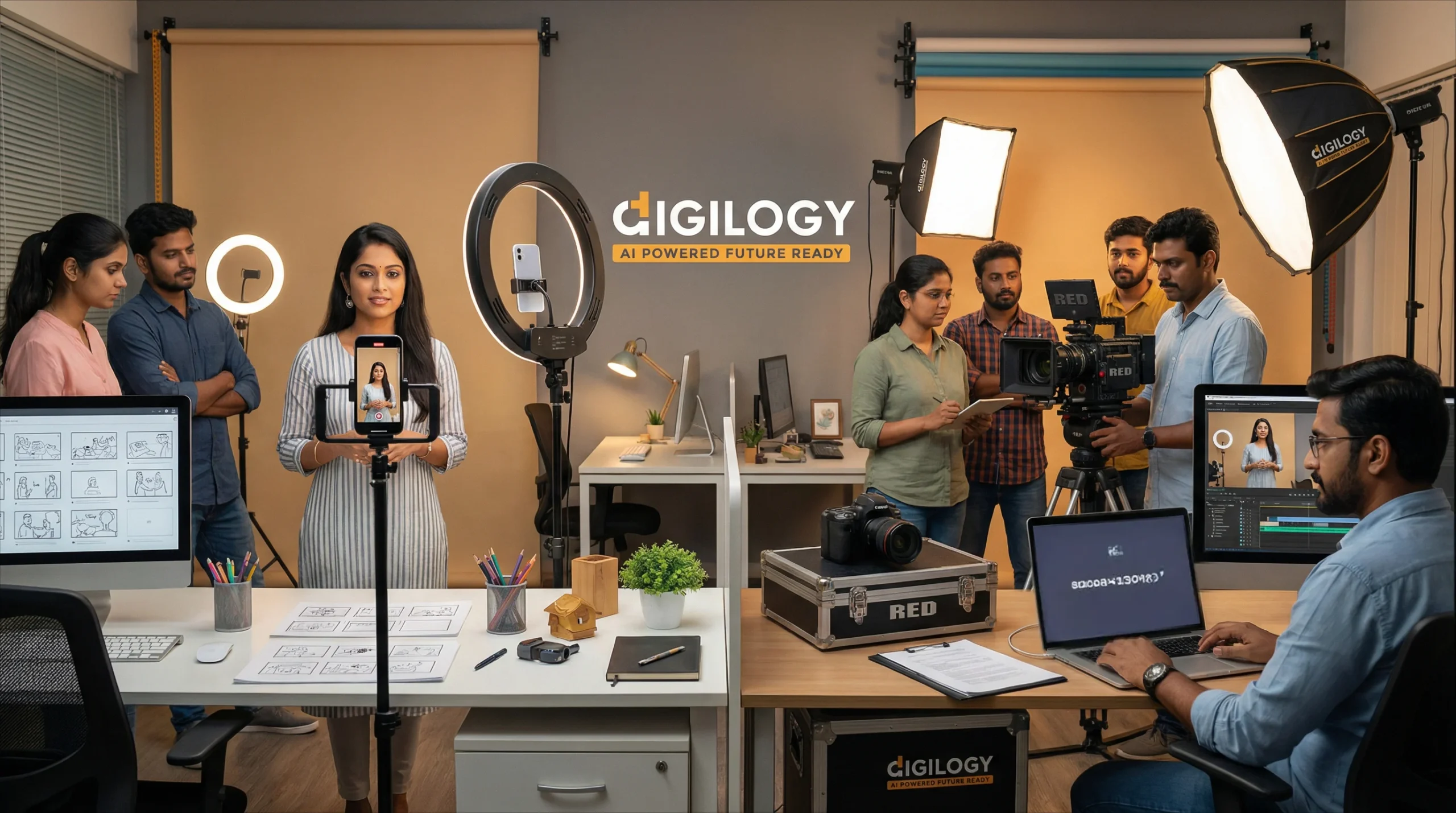 Social media vs website video production Chennai