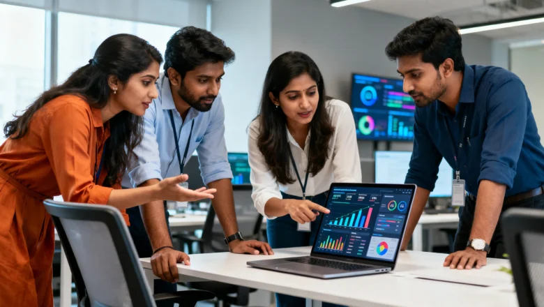 Indian marketers analyzing AI marketing performance and campaign analytics