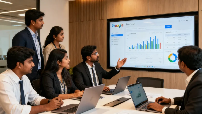 Chennai business team monitoring SEO ranking shifts