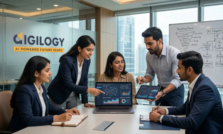 Indian professionals discussing AI marketing strategies and customer experience personalization