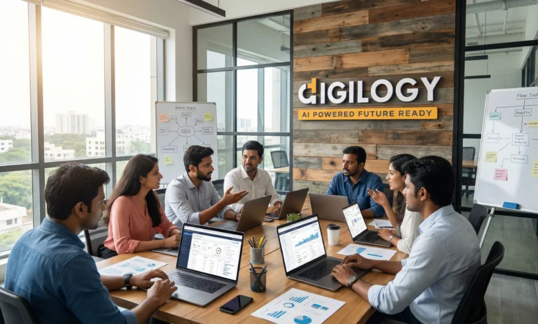 digital agency team discussing SEO strategy in Chennai