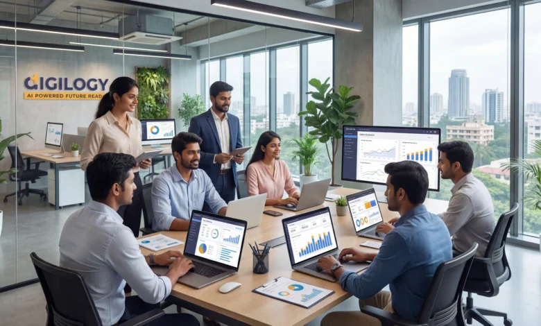 digital marketing team planning campaigns in Chennai office