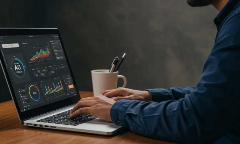 Indian digital marketing professional analyzing Google Business Profile AI checkout system