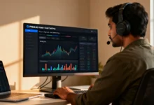 Indian paid ads specialist reviewing PMax AI voice-over settings