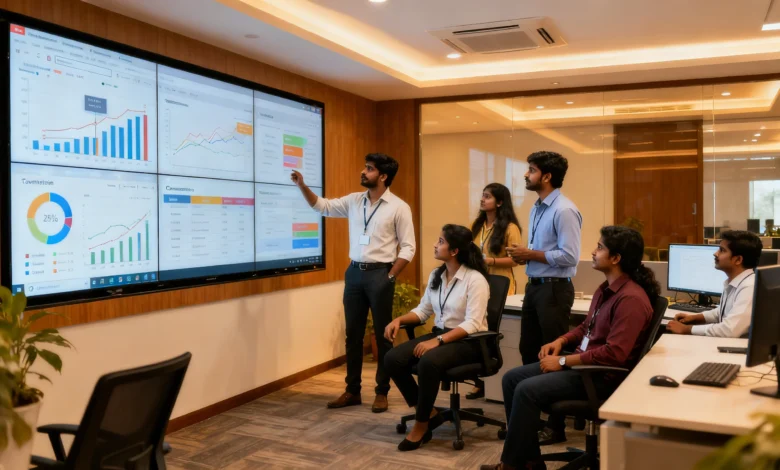 Chennai PPC team reviewing Google Ads traffic volatility