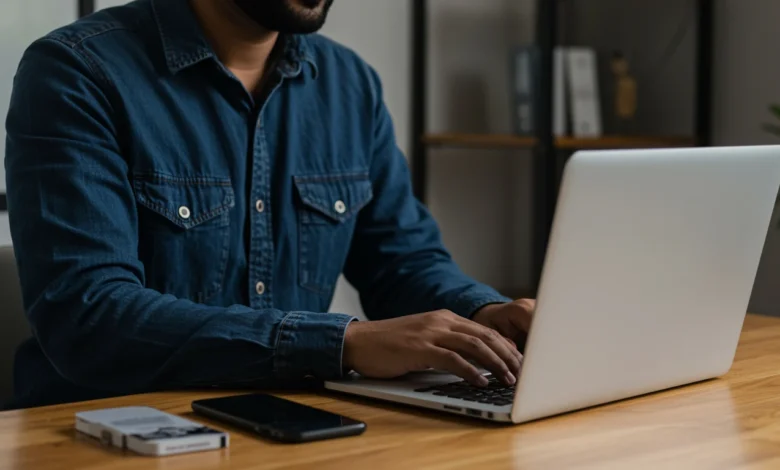Digital marketer optimizing Google Business Profile for AI-driven customer engagement.