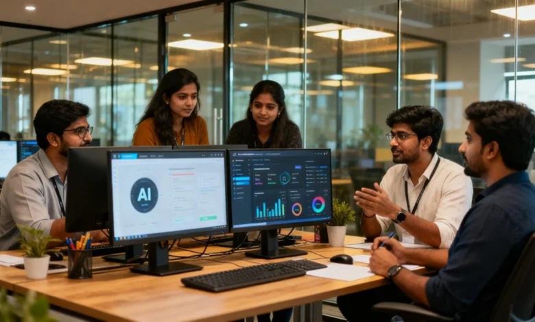 Indian marketing team using AI autonomous agents
