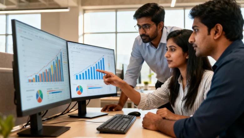 Indian marketers analyzing advertising market growth in India