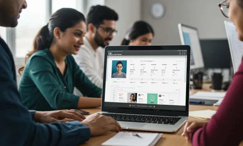 LinkedIn Job Tracker dashboard showing application stages