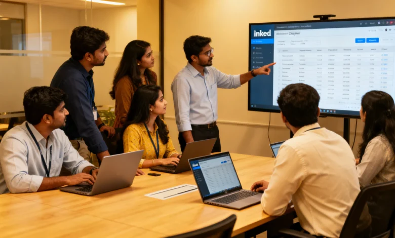 B2B marketers reviewing LinkedIn post strategies after Google Discover update