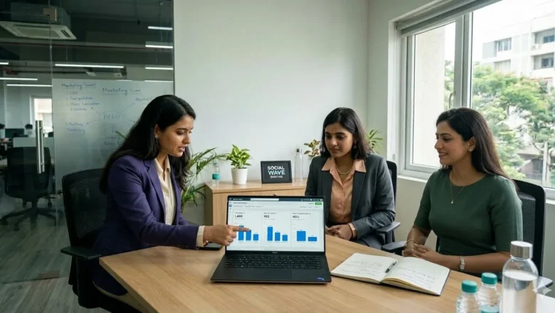 Indian digital marketing team analyzing Instagram lead generation campaigns using Meta Ads Manager