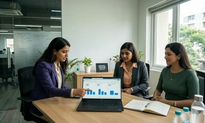 Indian digital marketing team analyzing Instagram lead generation campaigns using Meta Ads Manager