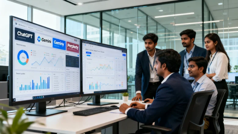 TechTarget AI Visibility Audit analyzing brand presence in AI search