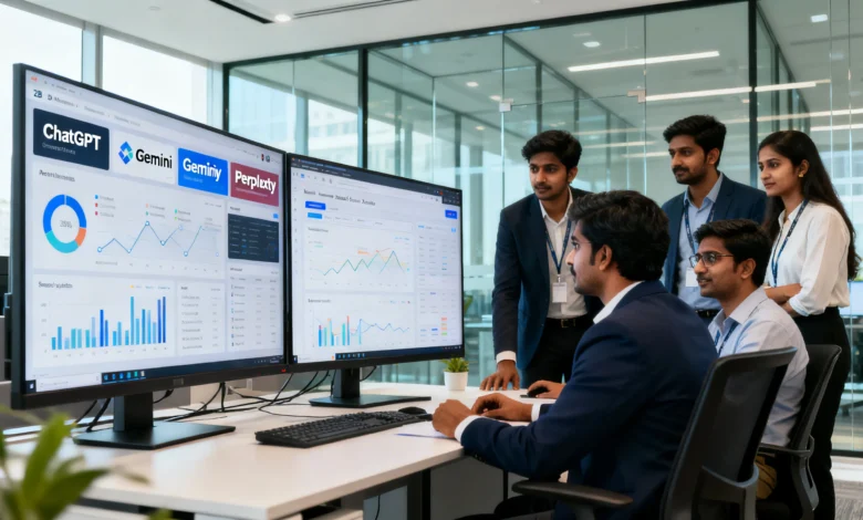TechTarget AI Visibility Audit analyzing brand presence in AI search