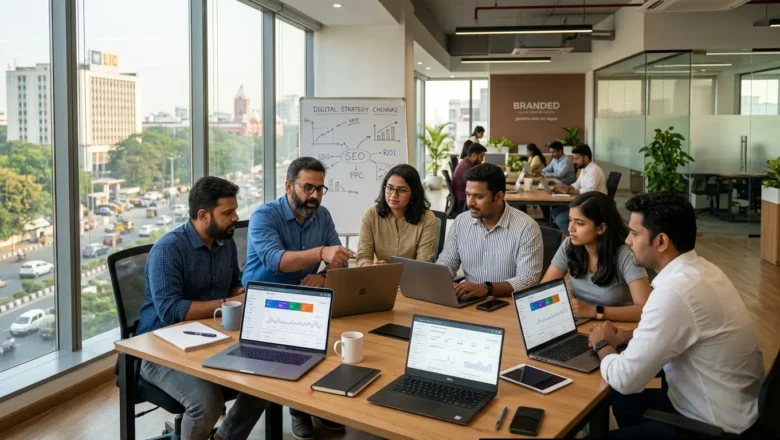 Chennai business professionals analyzing digital marketing strategies