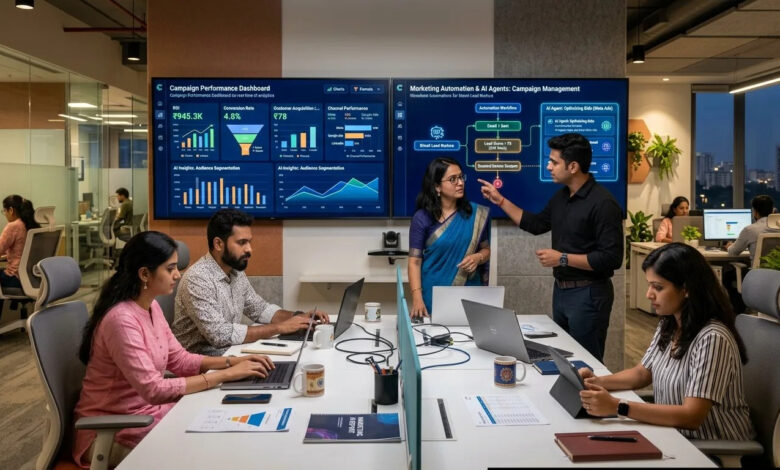 Agentic AI martech systems analyzing customer data and marketing campaigns