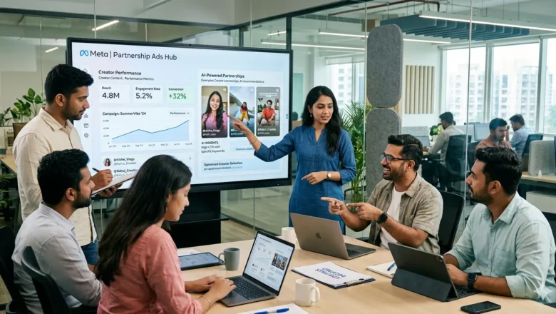 Indian marketing team analyzing AI-powered campaign results using Elevate.