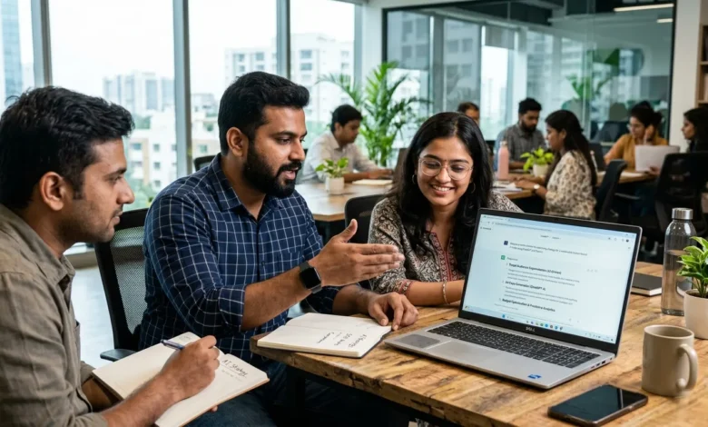 Indian marketers discussing ChatGPT advertising strategy
