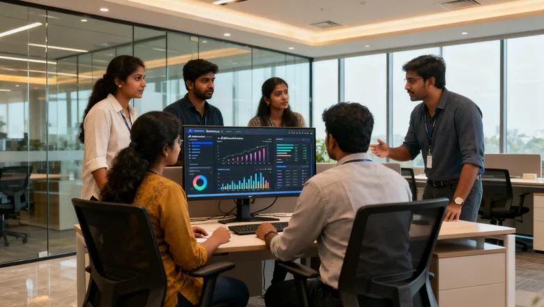 Chennai digital marketers analyzing AI advertising trends