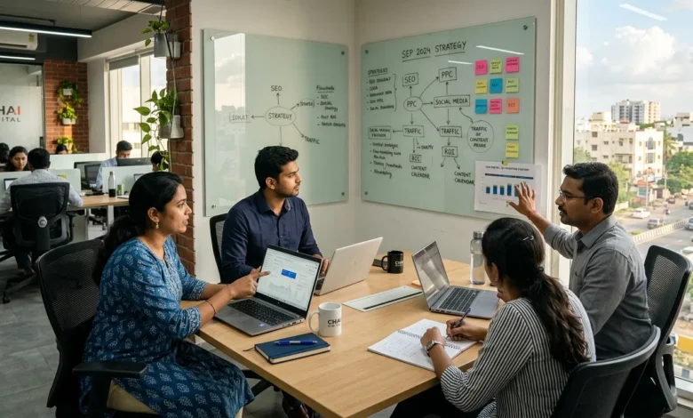 Chennai digital marketing professionals planning strategy