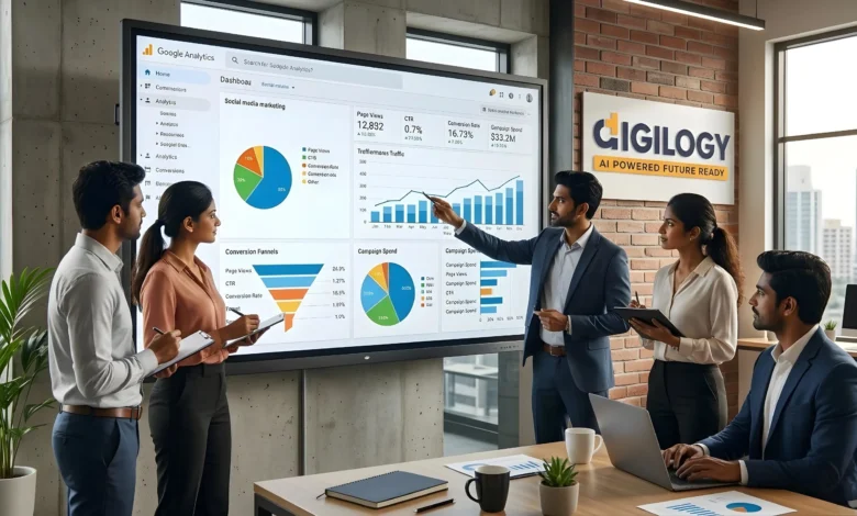 digital marketing services in chennai analytics team analyzing campaign data