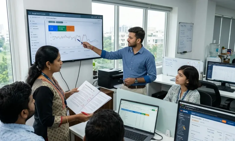 Indian SEO team analyzing Google March 2026 Core Update ranking changes
