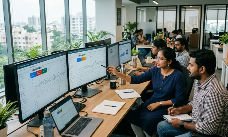 Digital marketing experts analyzing Google core update impact