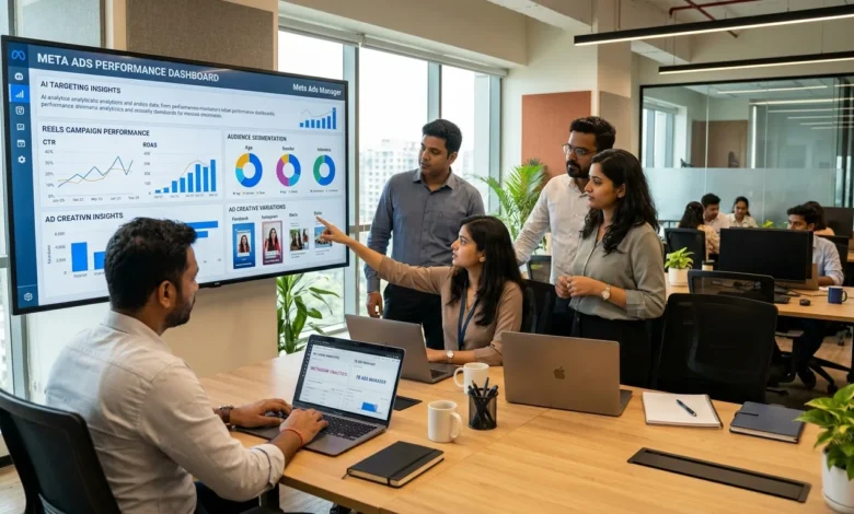 Meta Ads AI targeting dashboard analyzed by digital marketers