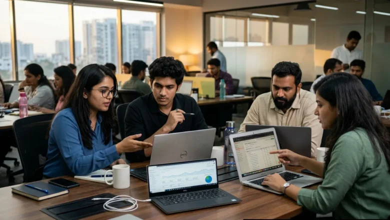 Indian SEO professionals analyzing Google core update rankings