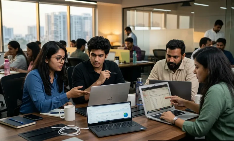 Indian SEO professionals analyzing Google core update rankings