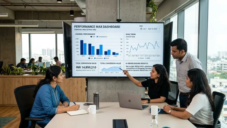 Google Performance Max AI dashboard for ROI optimization