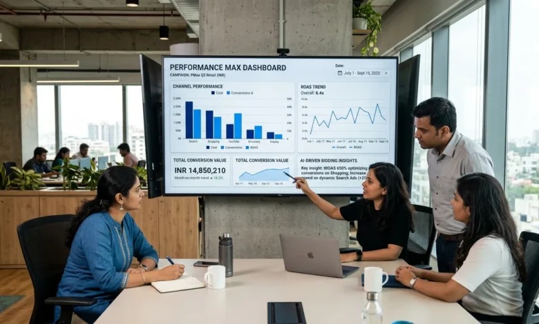 Google Performance Max AI dashboard for ROI optimization