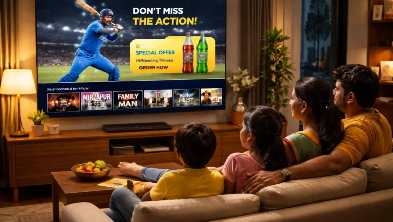 Connected TV advertising on smart TV in India
