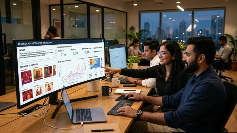 Indian marketers using AI ad automation platform to create campaigns.