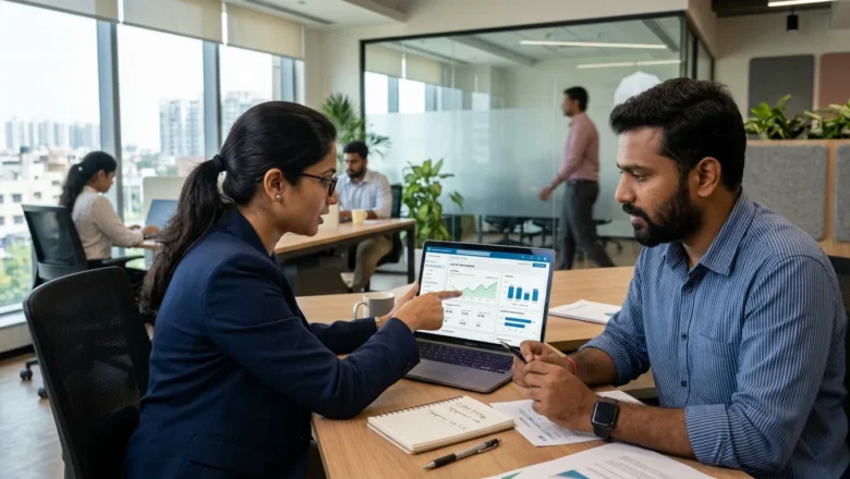 Indian B2B marketers analyzing LinkedIn algorithm update