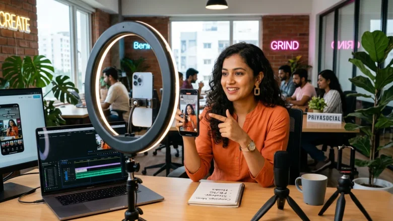 Indian creator producing original Instagram and Facebook content