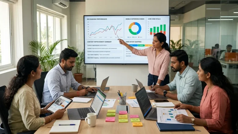Indian SEO team analysing Google May 2026 Update and user intent ranking change